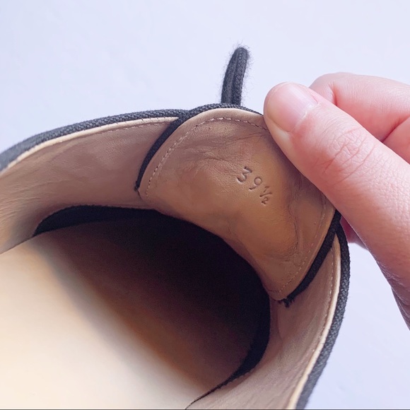 THE ROW Dean Black Canvas Embroidered Sneakers 9.5 - Picture 7 of 8